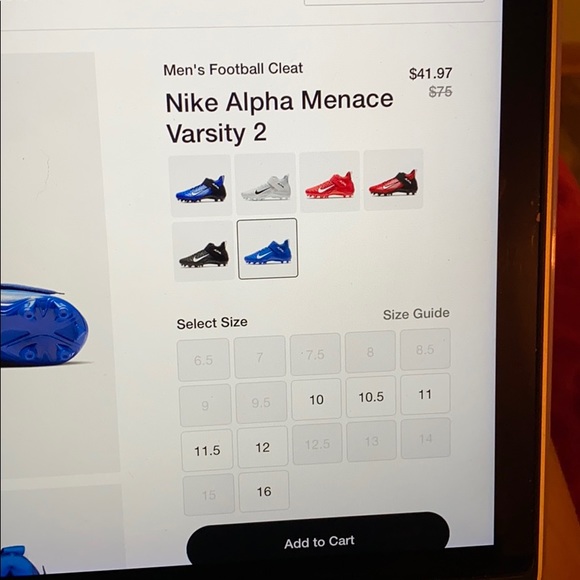 🆕Nike Alpha Menace Varsity 2, football cleats - Picture 12 of 16